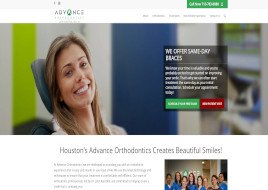 Website preview for: Advance Orthodontics